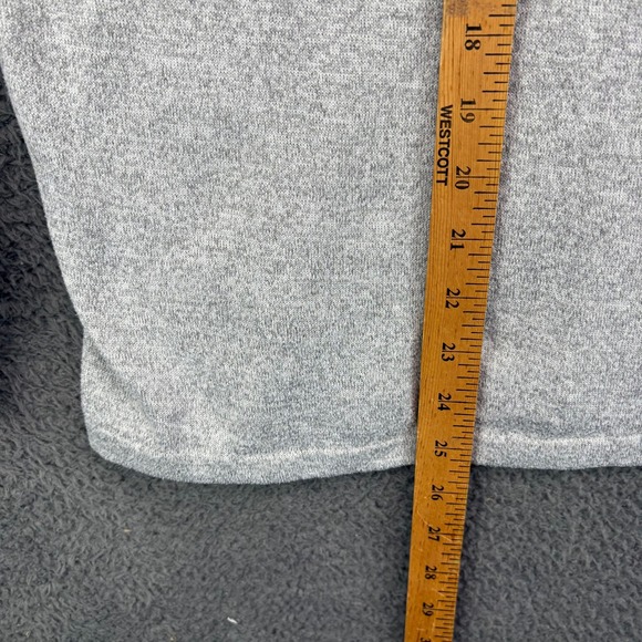 COMO BLU Women's Gray Heathered Long Sleeve Crew Neck‎ Top Studded Size 3X - Picture 5 of 8